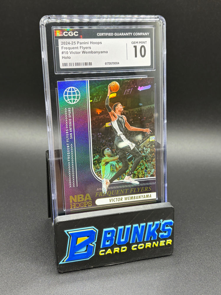 2024-25 Victor Wembanyama Holo Frequent Flyers CGC 10