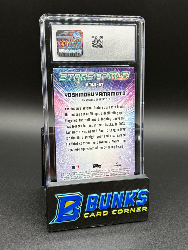 2024 Yoshinobu Yamamoto Stars of MLB CGC 10 RC