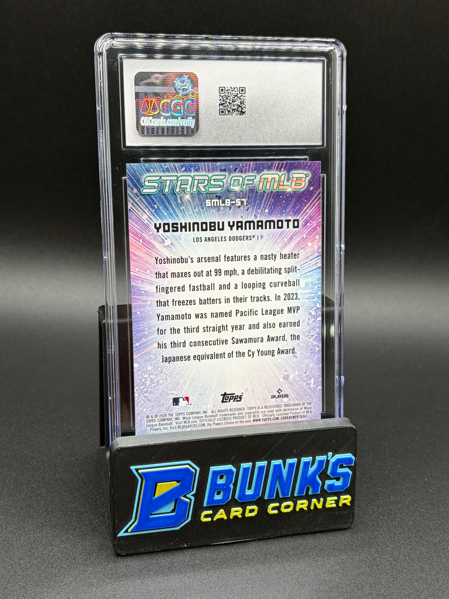 2024 Yoshinobu Yamamoto Stars of MLB CGC 10 RC