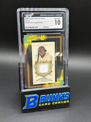 2008 David Ortiz Relics CGC 10