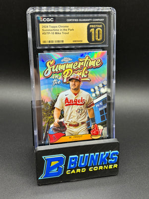 2024 Mike Trout Summertime in the Park CGC Pristine 10