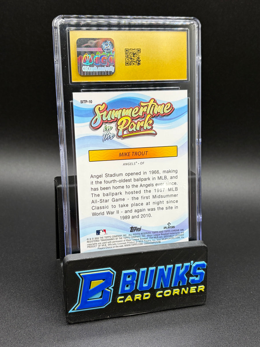 2024 Mike Trout Summertime in the Park CGC Pristine 10