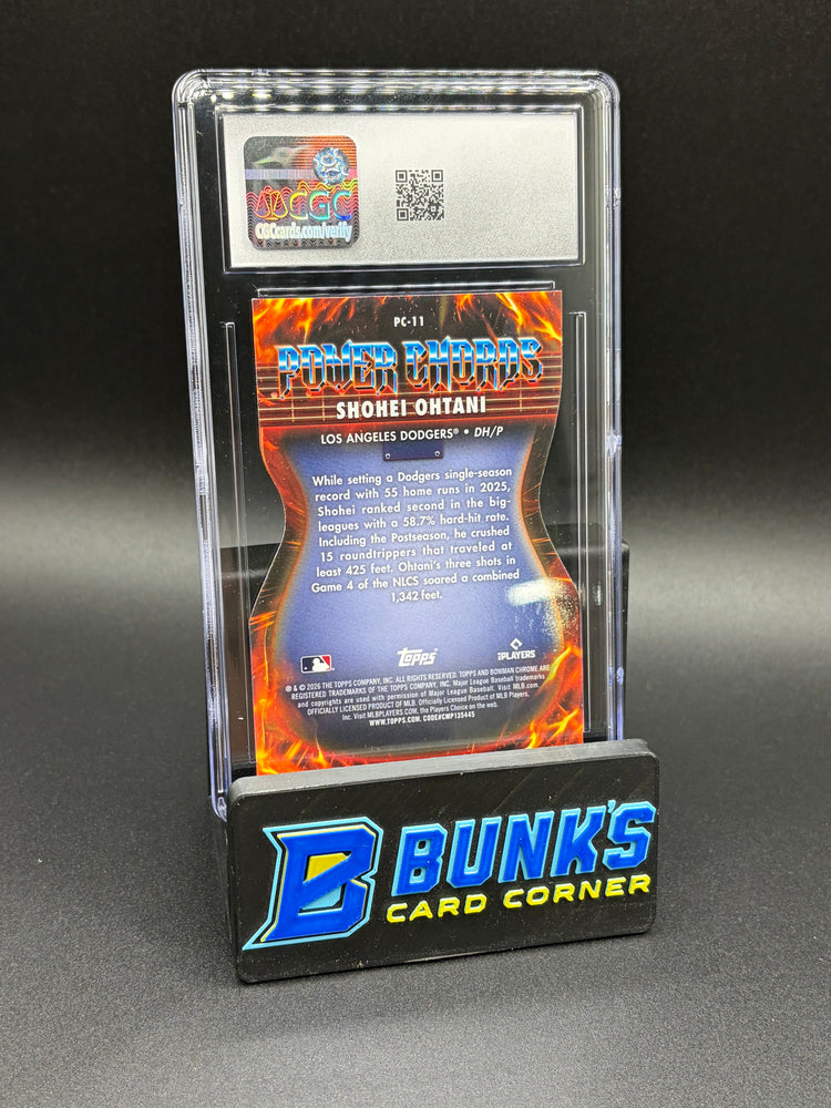 2026 Shohei Ohtani Power Chords Bowman CGC 10