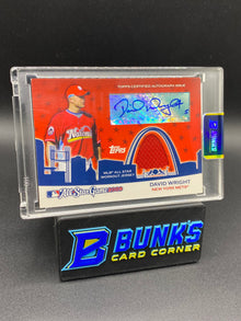 2009 David Wright Patch Auto All Star Game