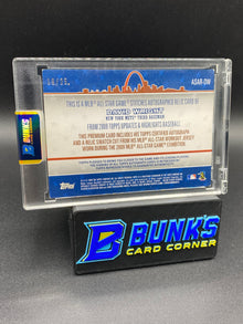 2009 David Wright Patch Auto All Star Game