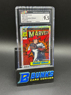 2022 Shohei Ohtani Rapture Marvels CGC 9.5