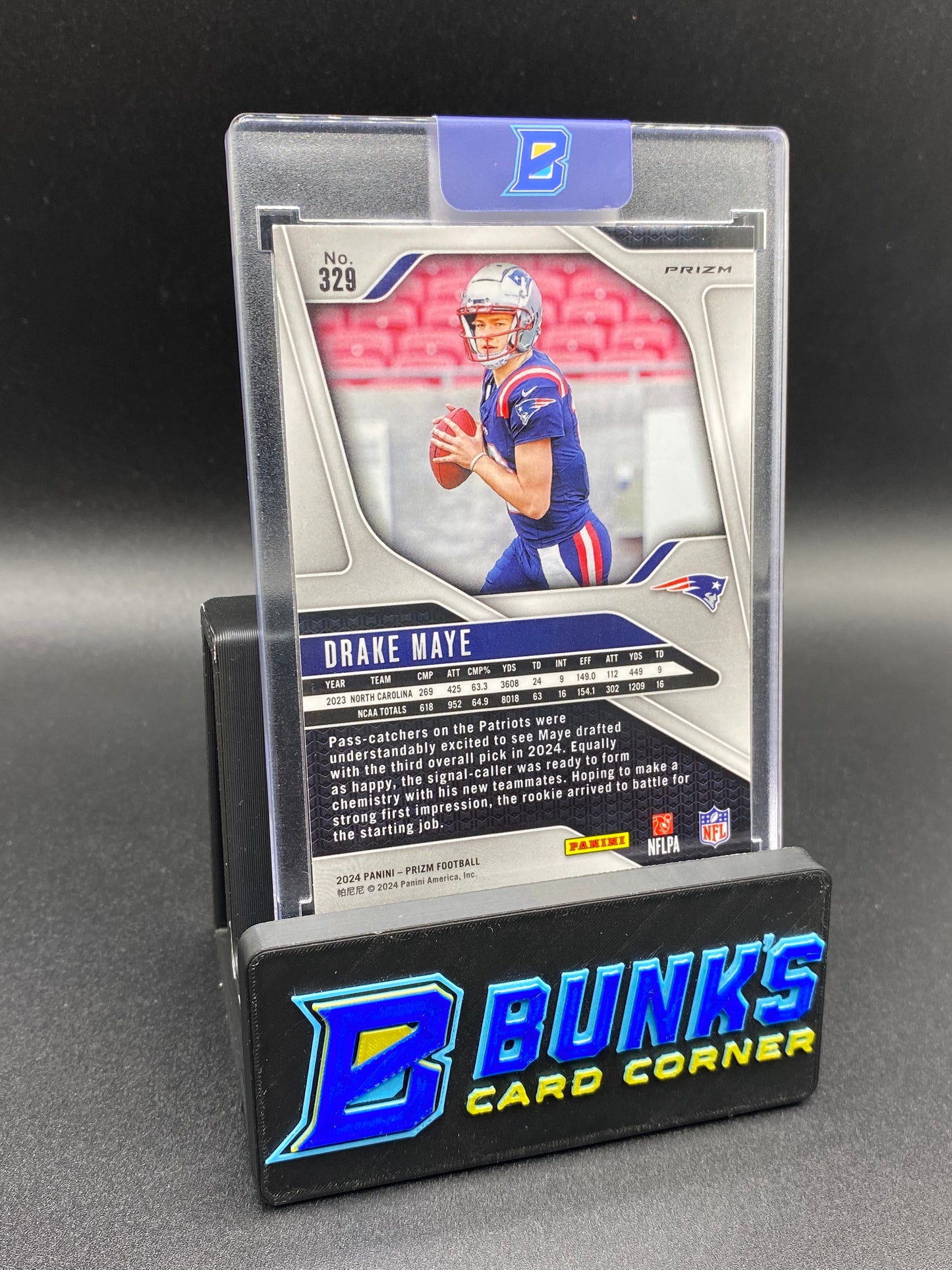 2024 Drake Maye Green Prizm Rc