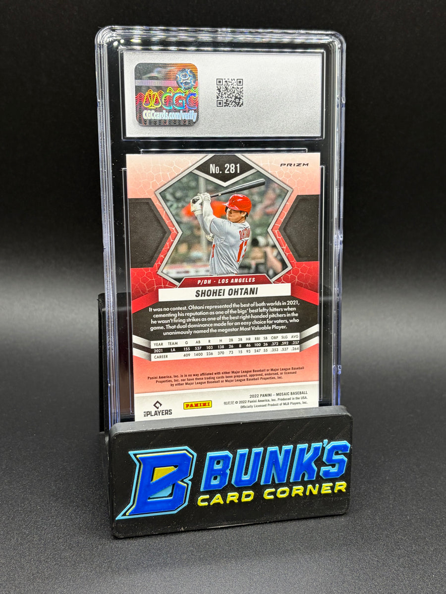 2022 Shohei Ohtani Camo Pink Mosaic CGC 10