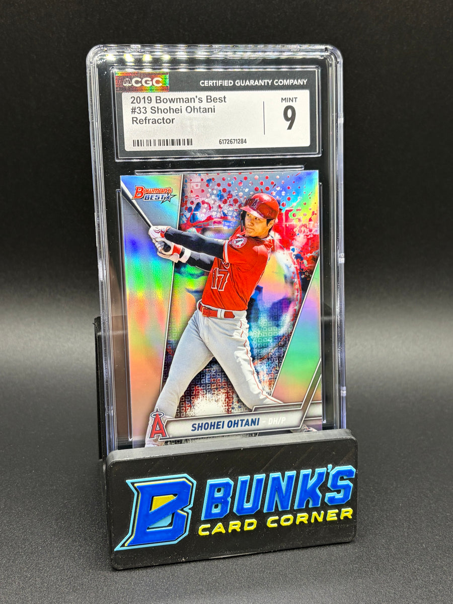 2019 Shohei Ohtani Refractor Bowmans Best CGC 9