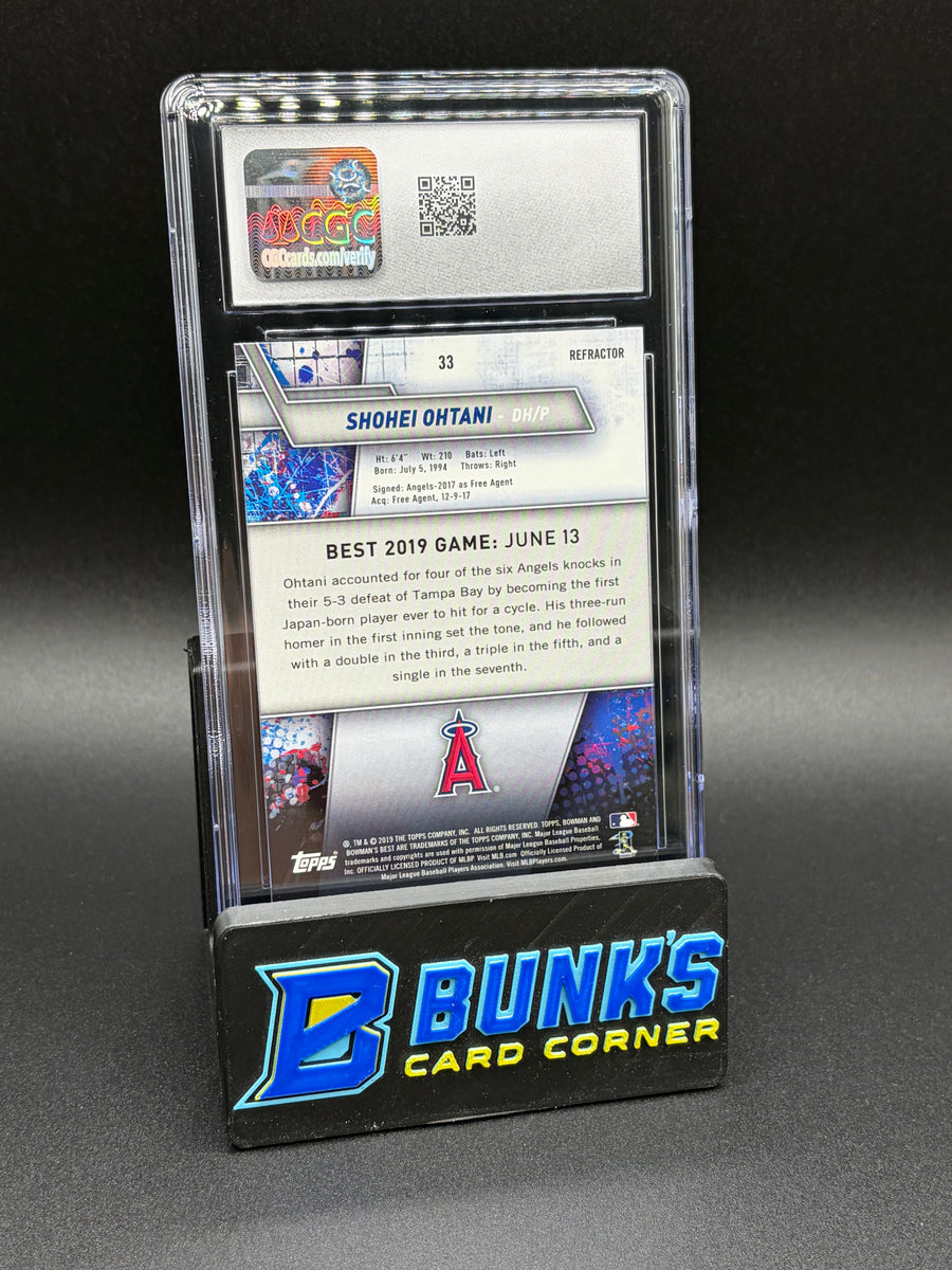 2019 Shohei Ohtani Refractor Bowmans Best CGC 9