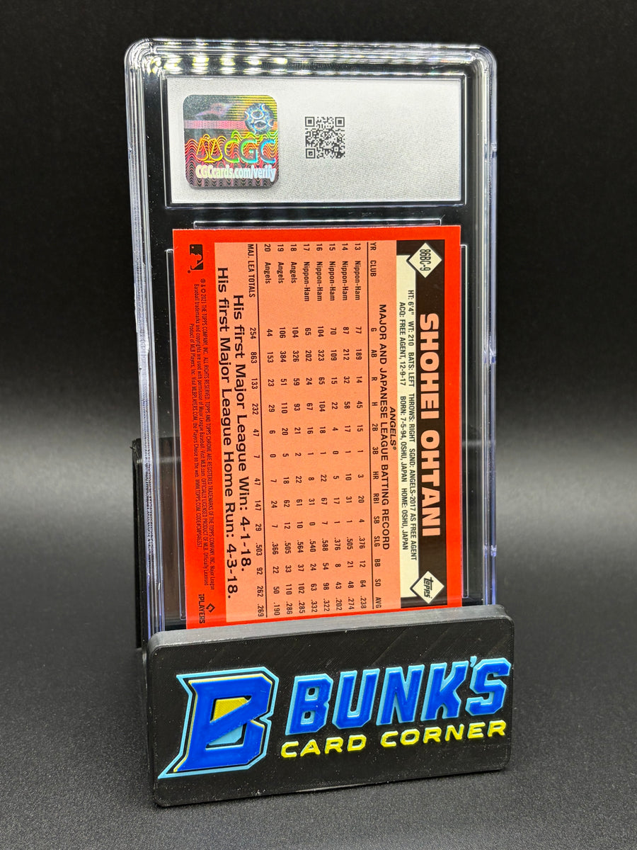 2021 Shohei Ohtani 86 Topps CGC 10