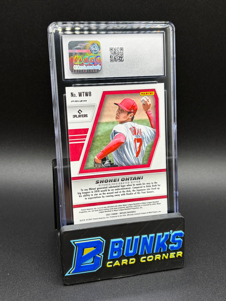 2021 Shohei Ohtani Mosaic Will to Win CGC 10