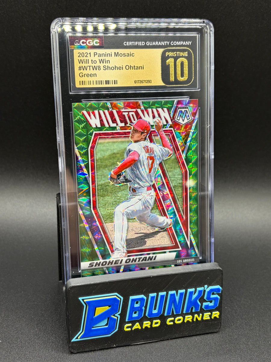 2021 Shohei Ohtani Green Will to Win CGC Pristine 10
