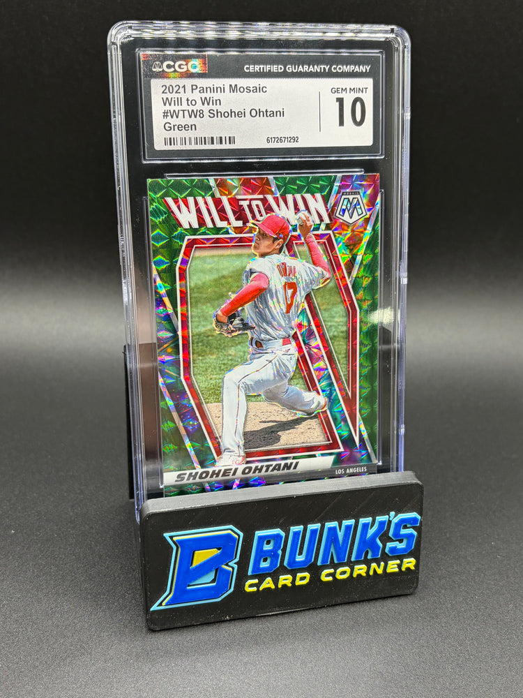 2021 Shohei Ohtani Green Will to Win CGC 10