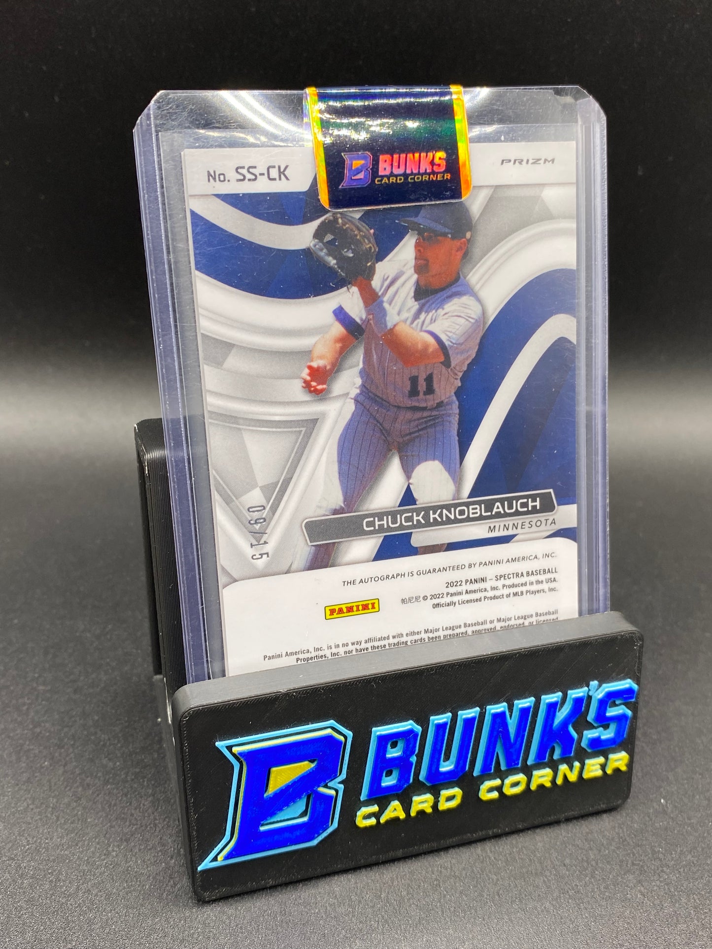 2022 Chuck Knoblauch Blue Spectra Auto 9/15