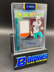 2021 Jaylen Waddle First Impressions Patch Auto 16/25 Rc