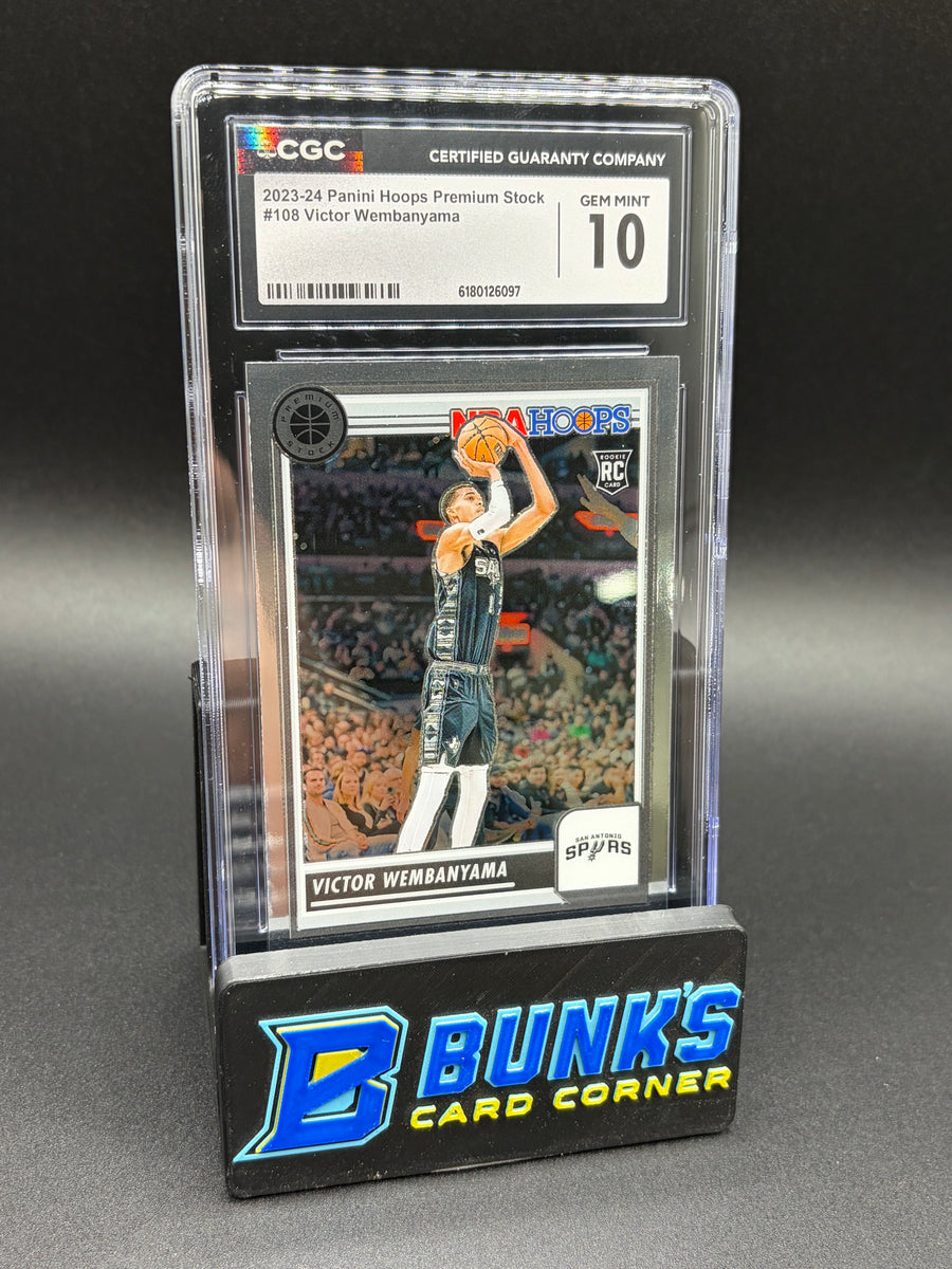 2023-24 Victor Wembanyama Hoops. Premium Stock CGC 10 RC