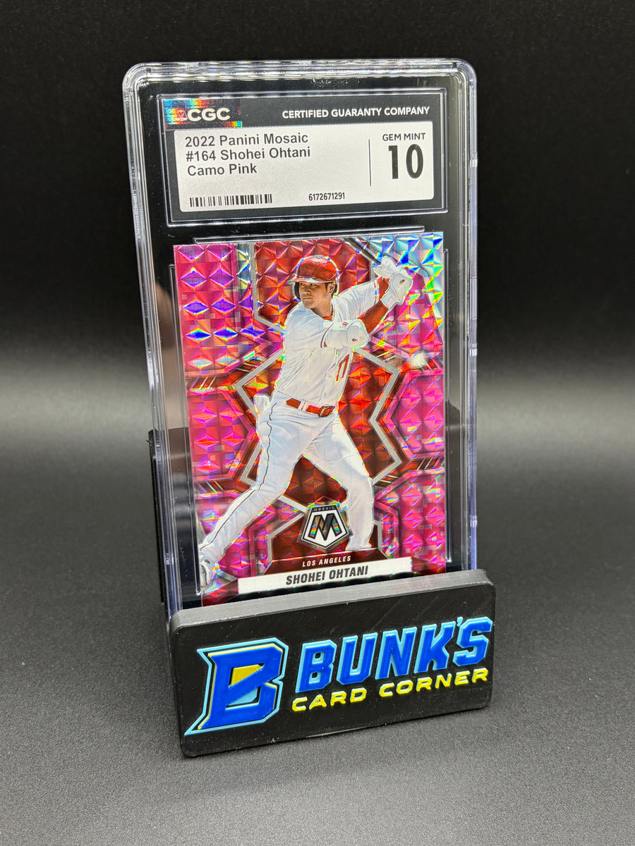 2022 Shohei Ohtani Camo Pink Mosaic CGC 10
