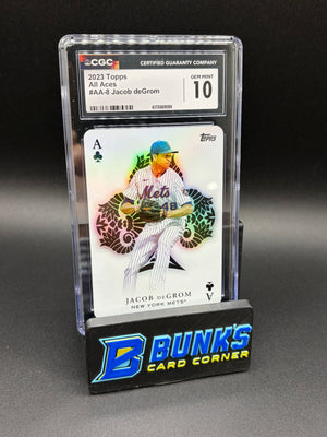 2023 Jacob DeGrom All Aces Topps CGC 10