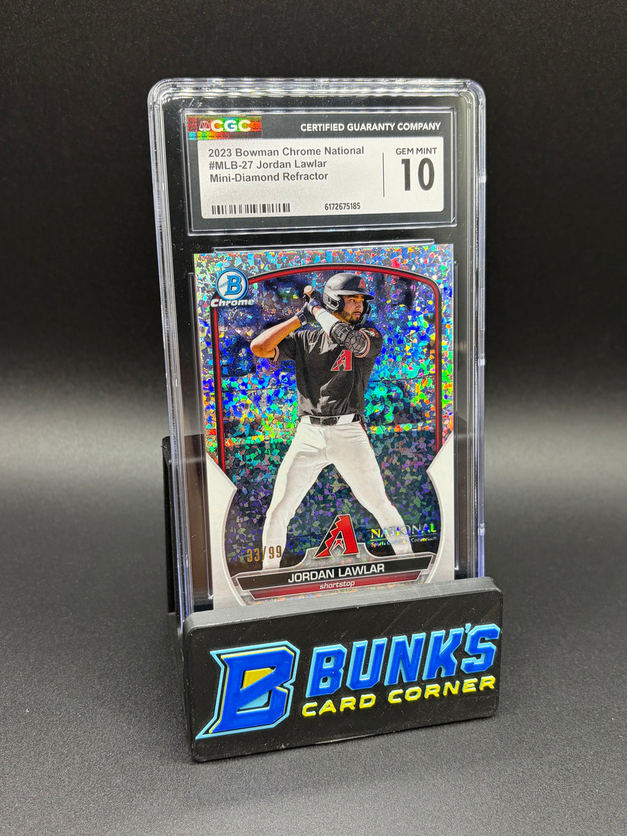 2023 Jordan Lawlar Mini Diamond Refractor CGC 10 33/99