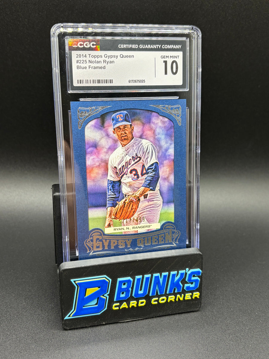2014 Nolan Ryan Blue Framed Gypsy Queen CGC 10 217/499