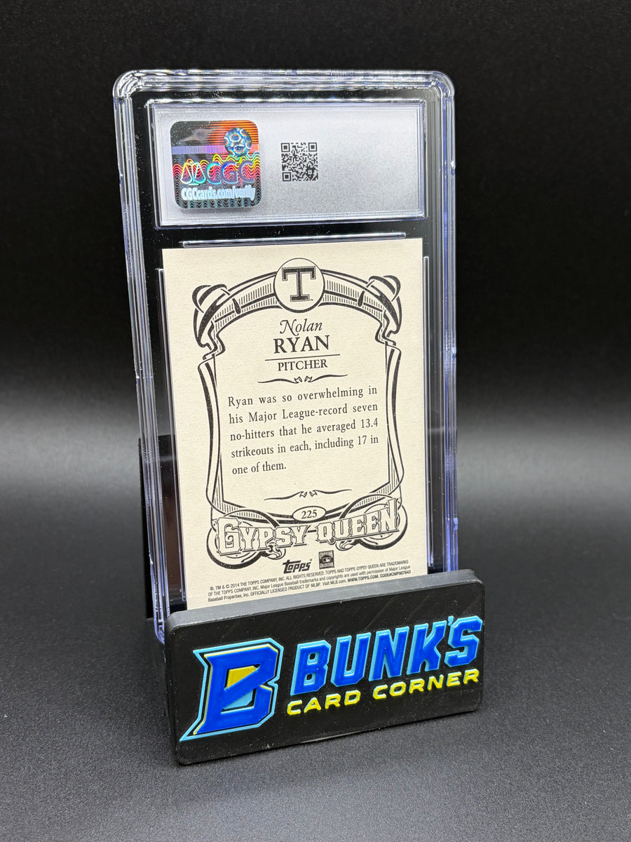 2014 Nolan Ryan Blue Framed Gypsy Queen CGC 10 217/499