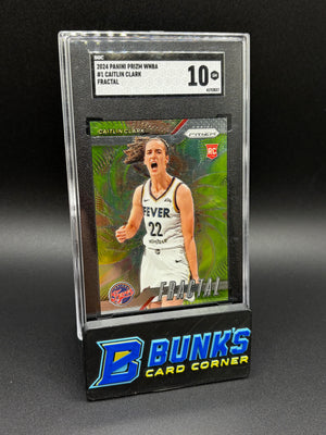 2024 Caitlin Clark Fractal Prizm SGC 10