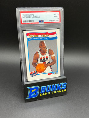 1991 Michael Jordan Hoops PSA 9