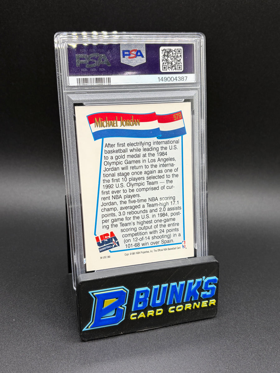 1991 Michael Jordan Hoops PSA 9