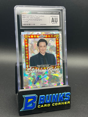 2021 John Cusack Staring Role Autographs Crystal CGC AU 10