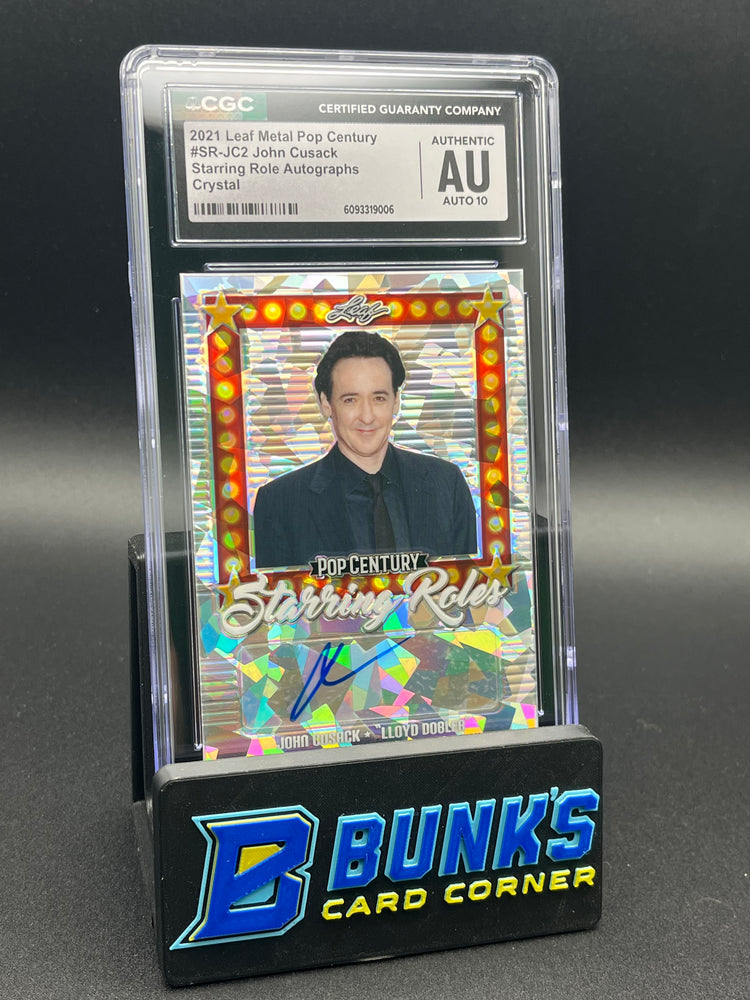 2021 John Cusack Staring Role Autographs Crystal CGC AU 10