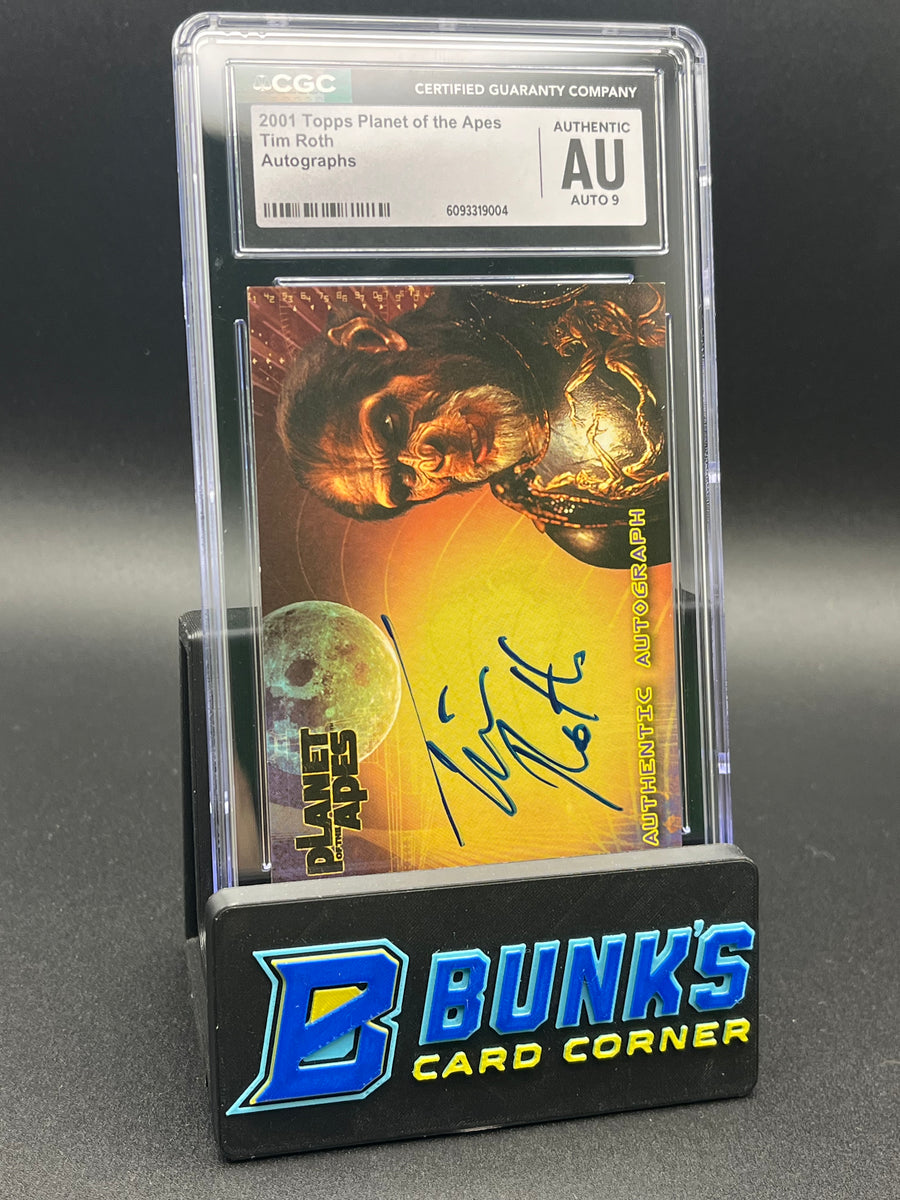 2001 Tim Roth Topps Planet of the Apes Auto 9 CGC AU