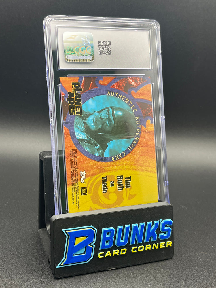 2001 Tim Roth Topps Planet of the Apes Auto 9 CGC AU