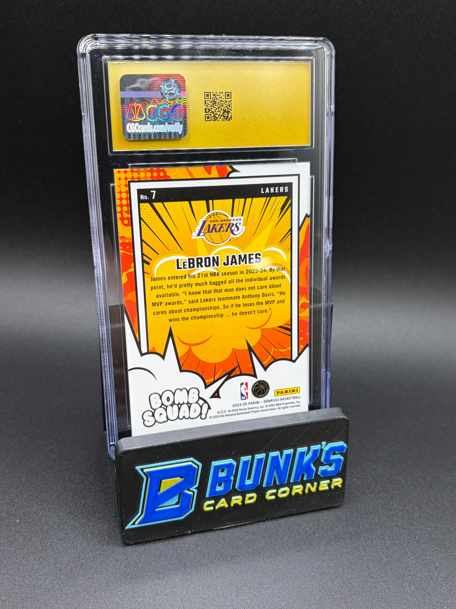 2024-25 LeBron James Bomb Squad CGC Pristine 10