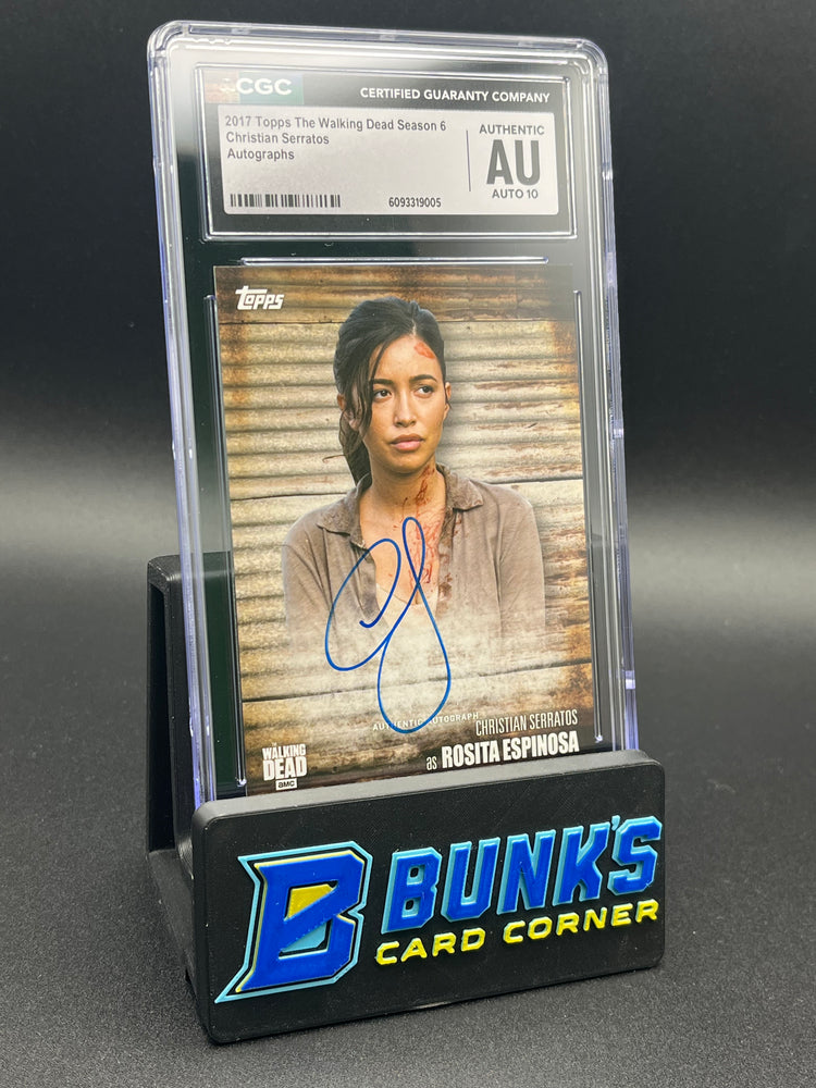 2017 Christian Serratos CGC AU Auto 10