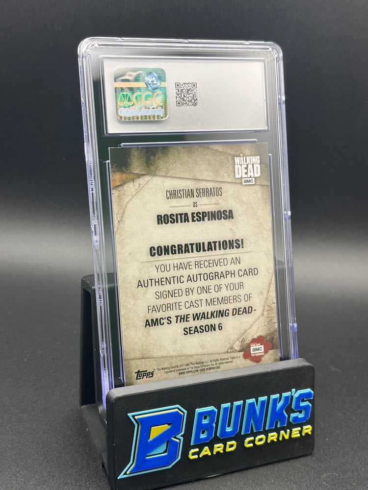 2017 Christian Serratos CGC AU Auto 10