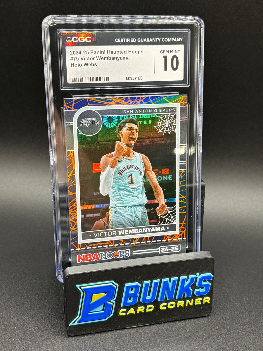 2024-25 Victor Wembanyama Holo Webs Haunted Hoops CGC 10