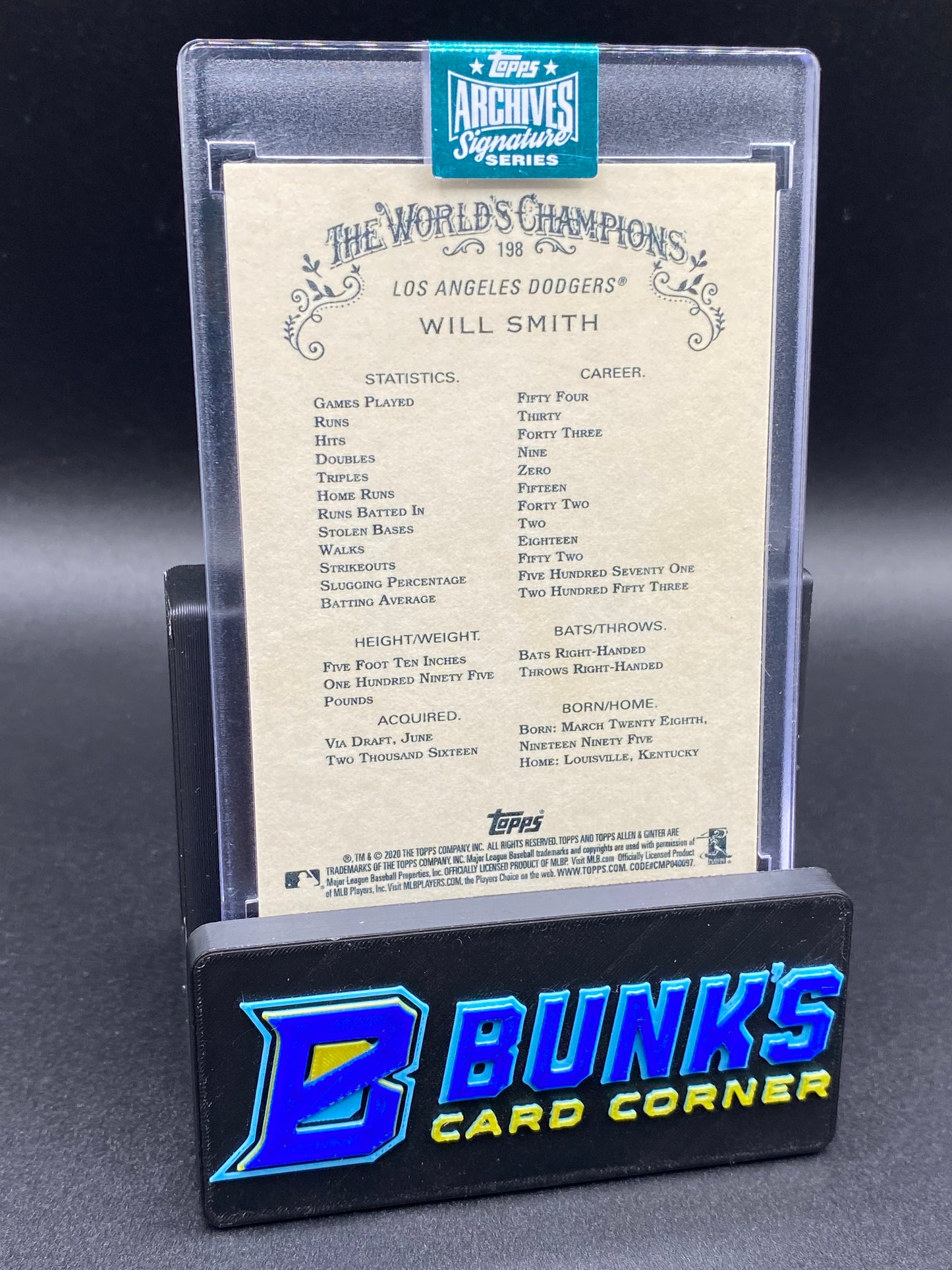 2024 Archives Will Smith 6/17 Auto