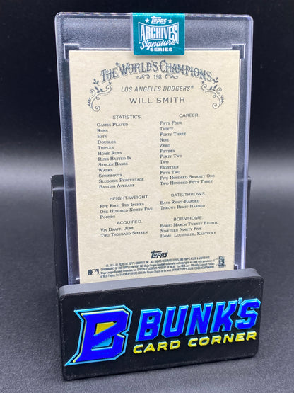 2024 Archives Will Smith 6/17 Auto