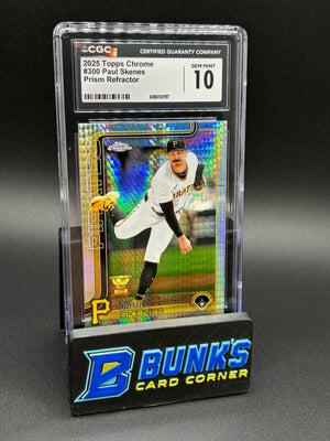 2025 Paul Skenes Prism Refractor CGC 10