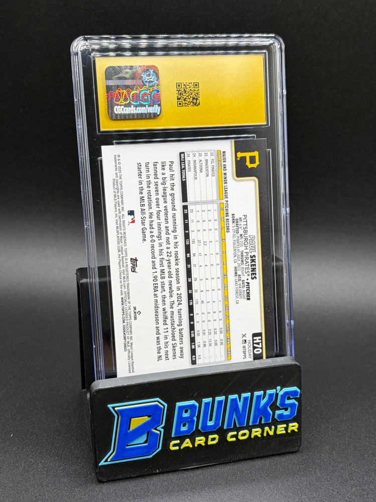 2025 Paul Skenes Variation Holiday CGC Pristine 10