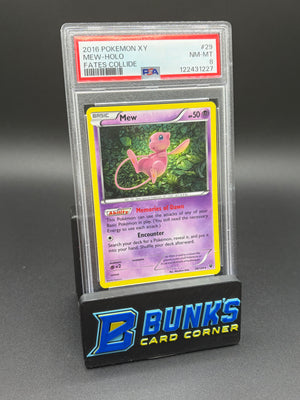 Mew Holo Fates Collide PSA 8