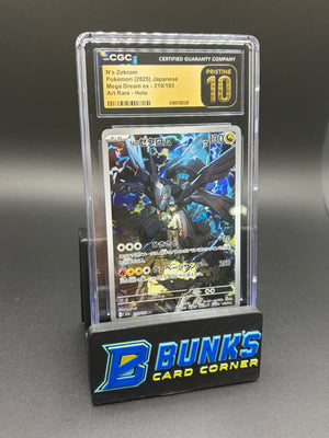 N's Zekrom Art Rare Holo CGC Pristine 10 Japanese