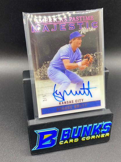 2023 George Brett America's Pastime 2/5 Auto