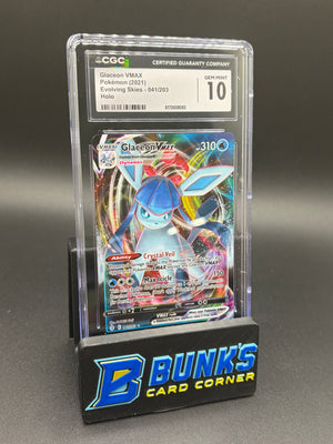 Glaceon VMAX Holo CGC 10