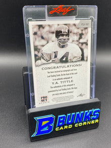 2022 Y.A. Tittle Auto Pro Set
