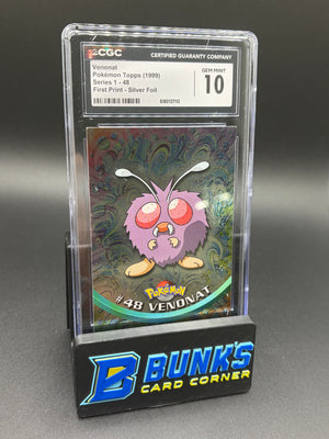 Venonat Silver Foil CGC 10