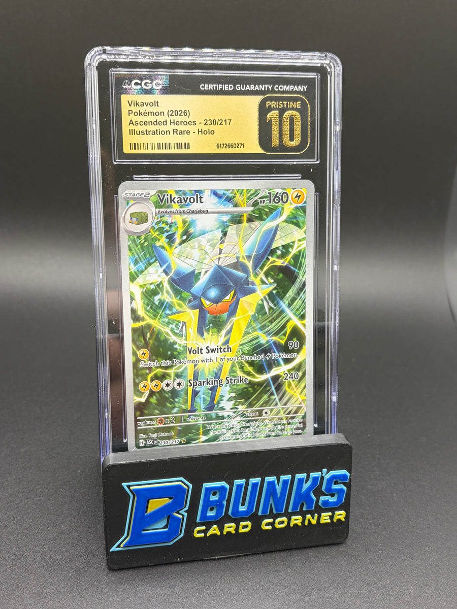 Vikavolt Illustration Rare Holo CGC Pristine 10