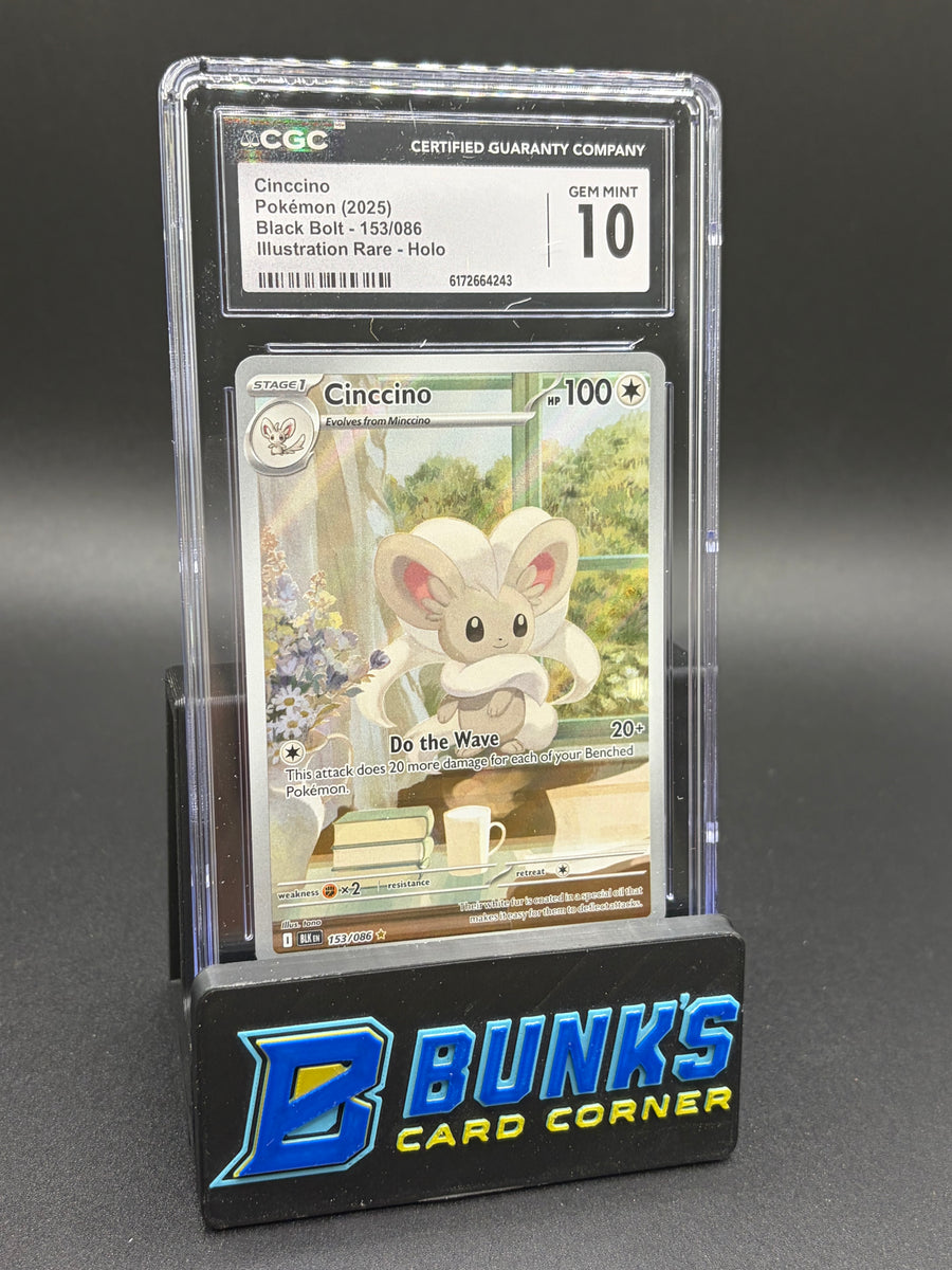 Cinccino Illustration Rare Holo CGC 10