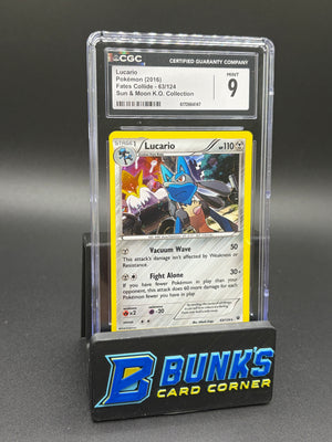 Lucario Sun & Moon CGC 9